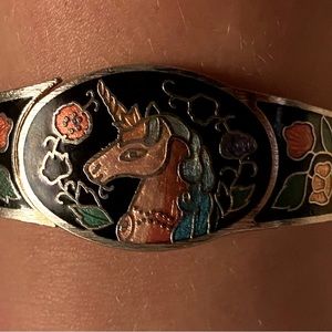 Cloisonné Unicorn Bracelet